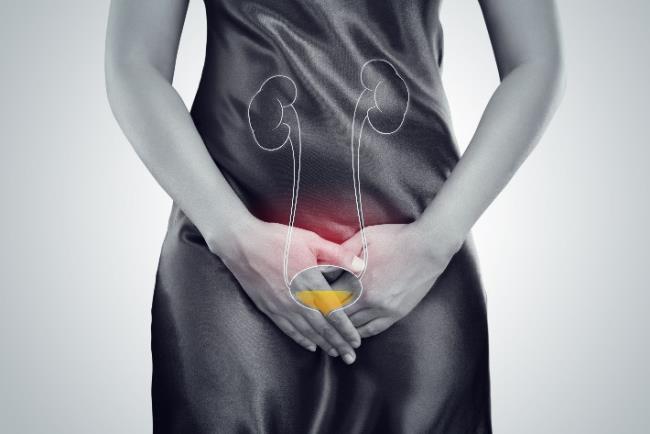 אישה מחזיקה את הבטן התחתונה, טיפול בדלקת בדרכי השתן בסדורל ומוקסיפן 